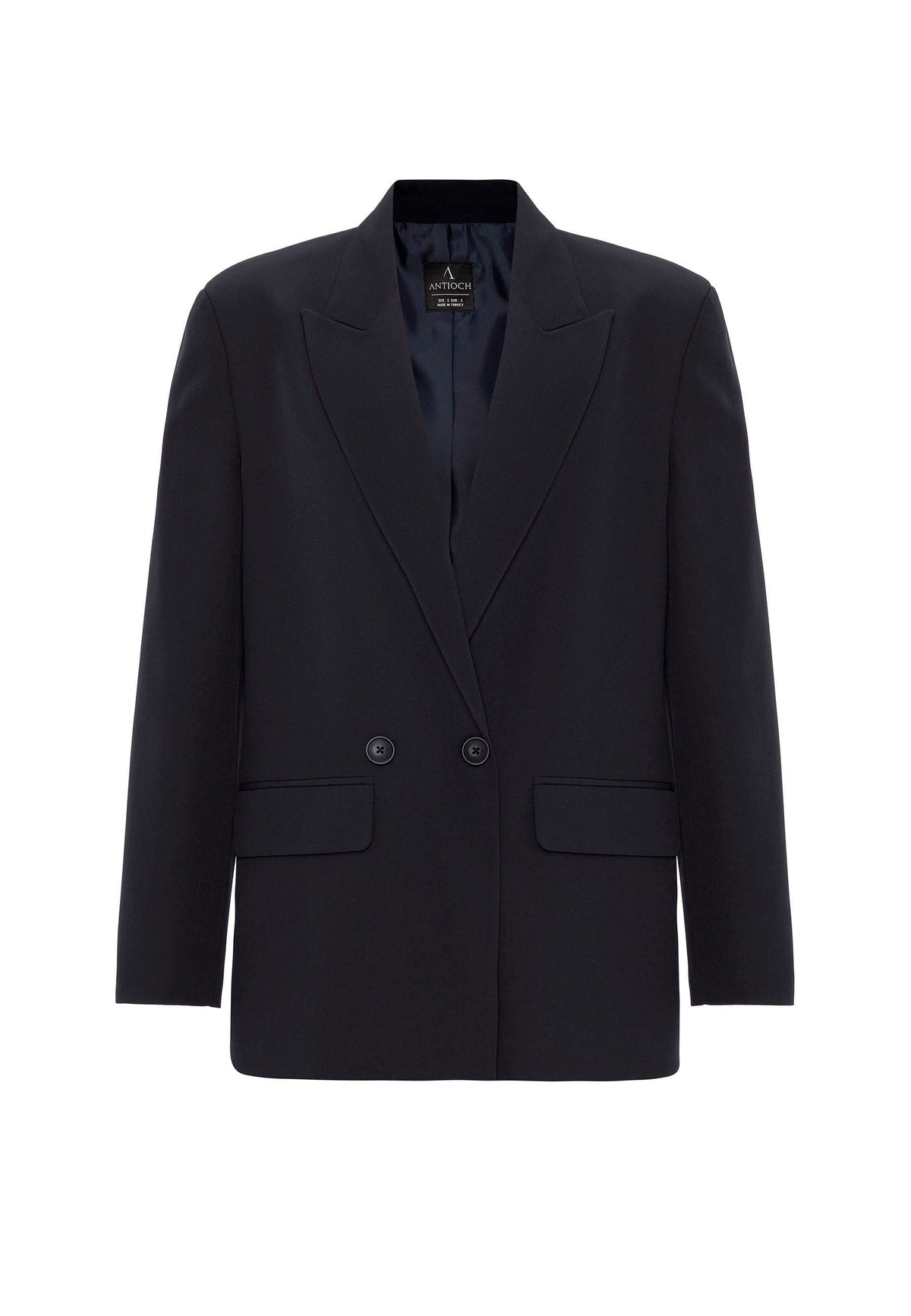 Antioch Women's Double-Breasted Oversized Blazer Jacket