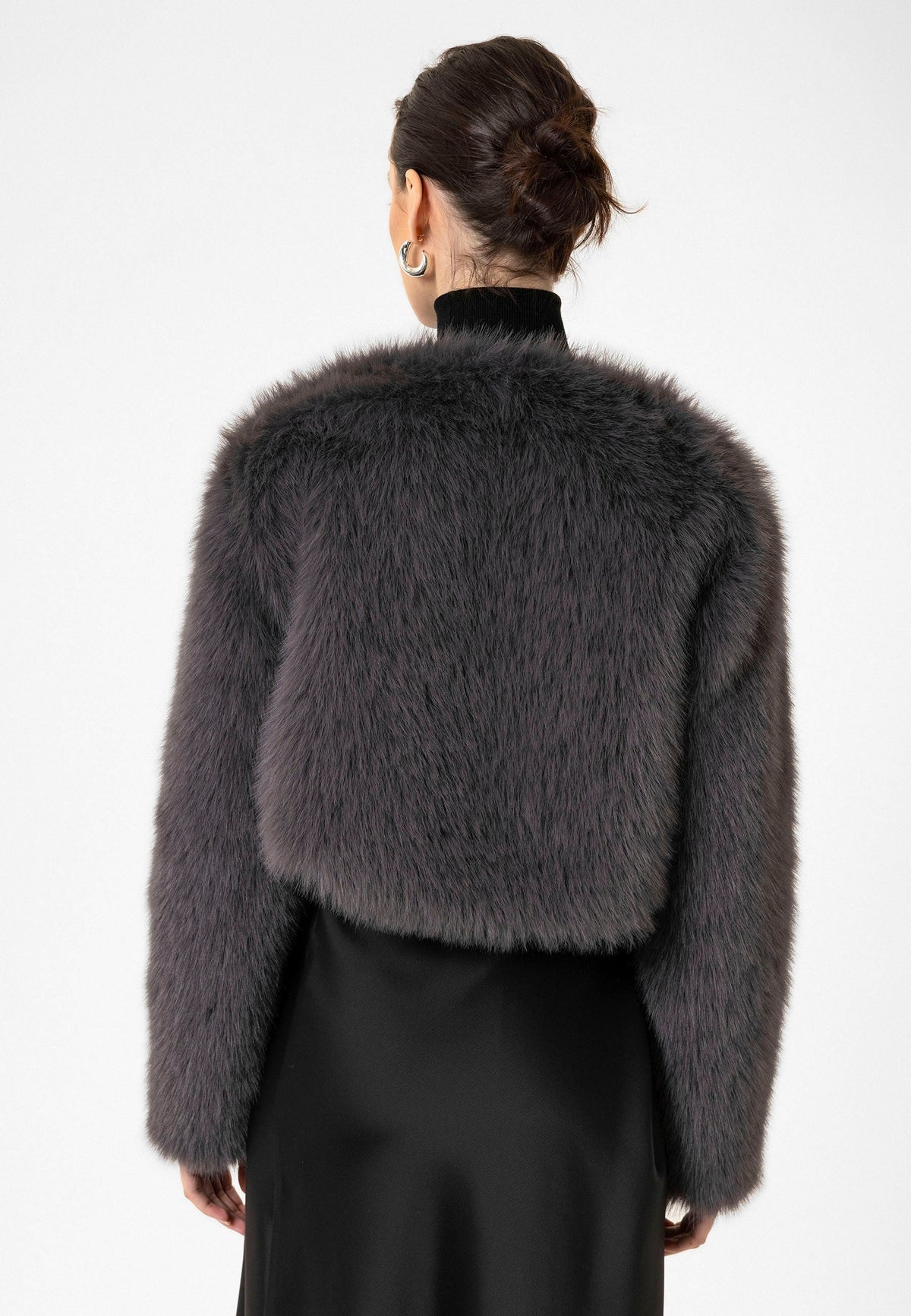 Antioch Women's Faux Fur Crop Jacket