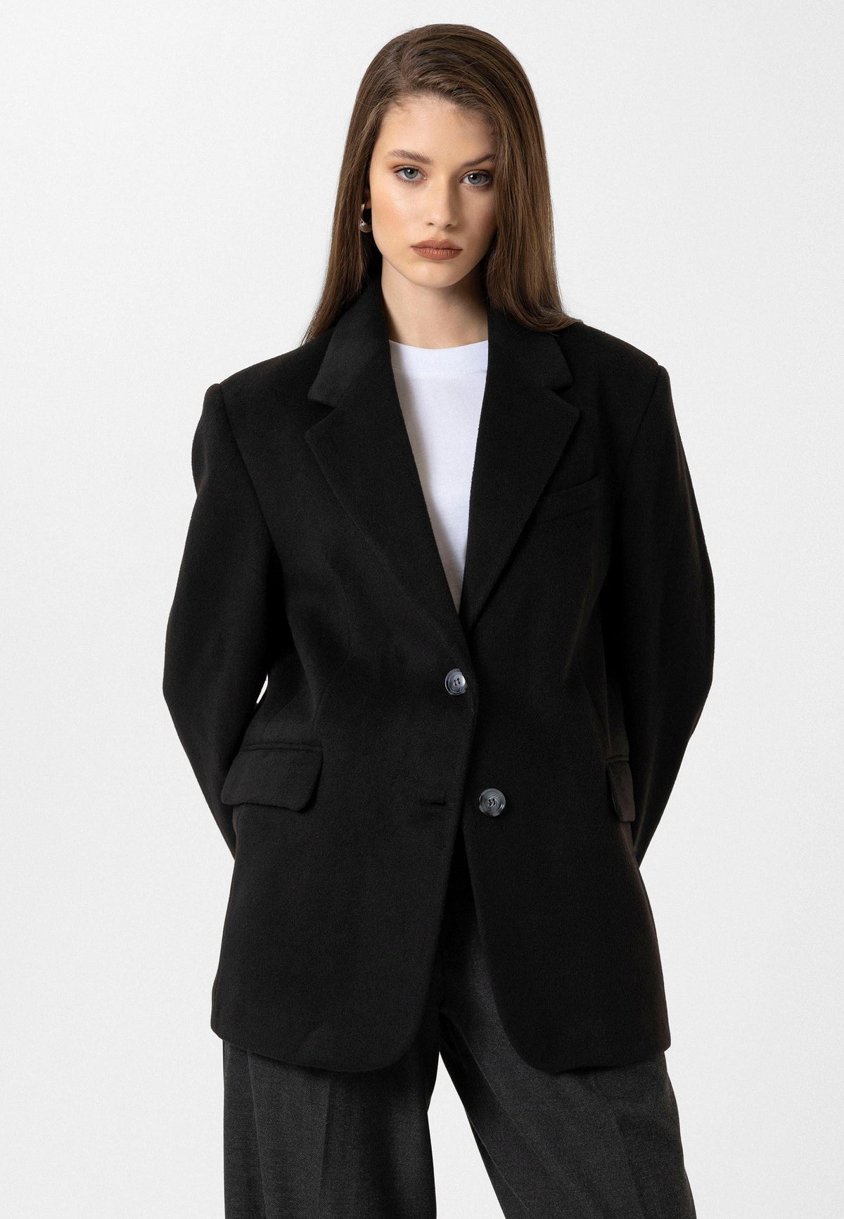 Antioch Women's Wool-Blend Blazer Jacket