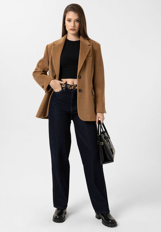 Antioch Women's Wool-Blend Blazer Jacket