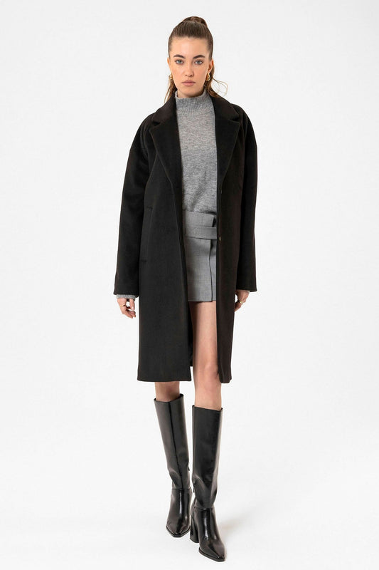 Antioch Women's Wool-Blend Textured Coat