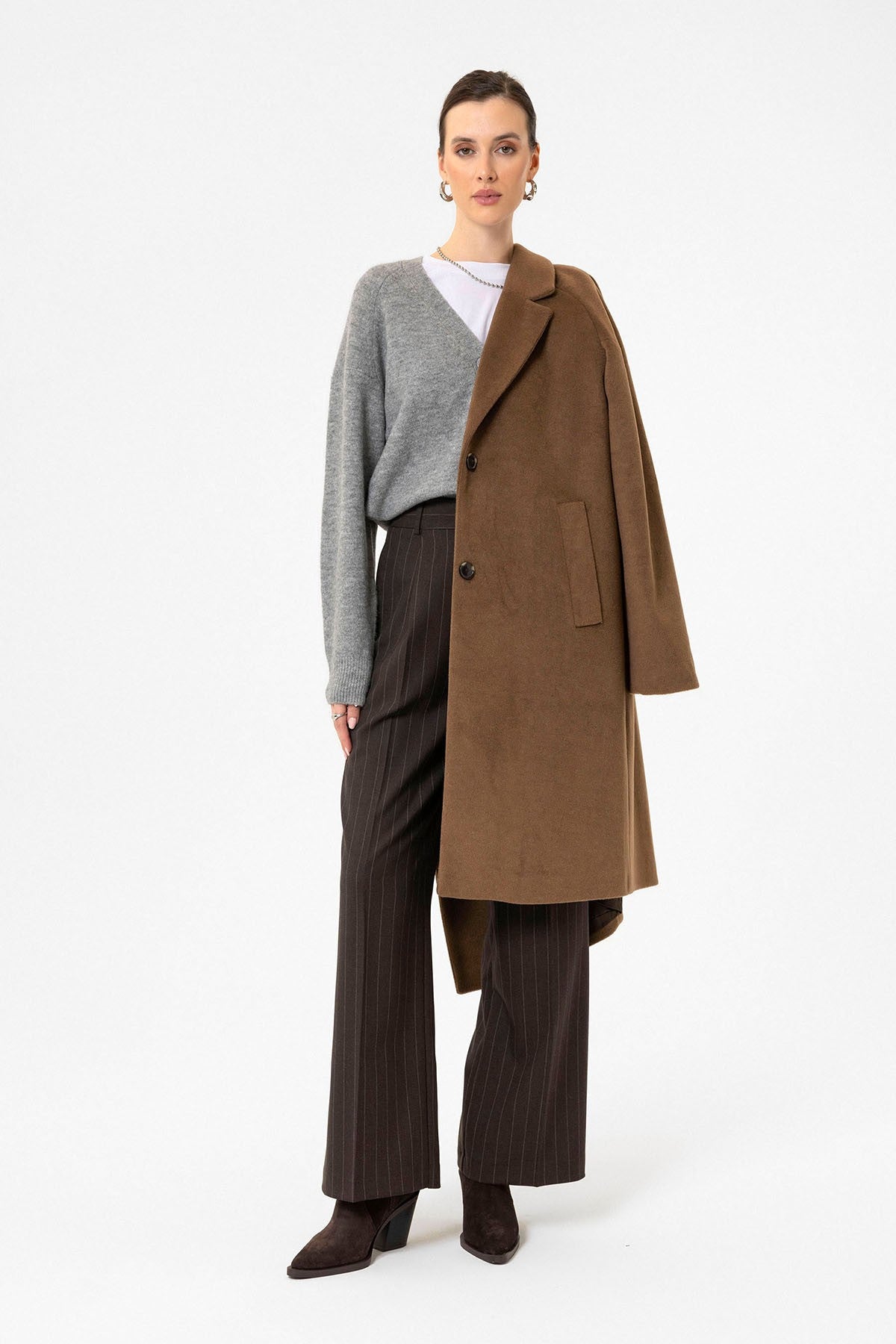 Antioch Women's Wool-Blend Textured Coat
