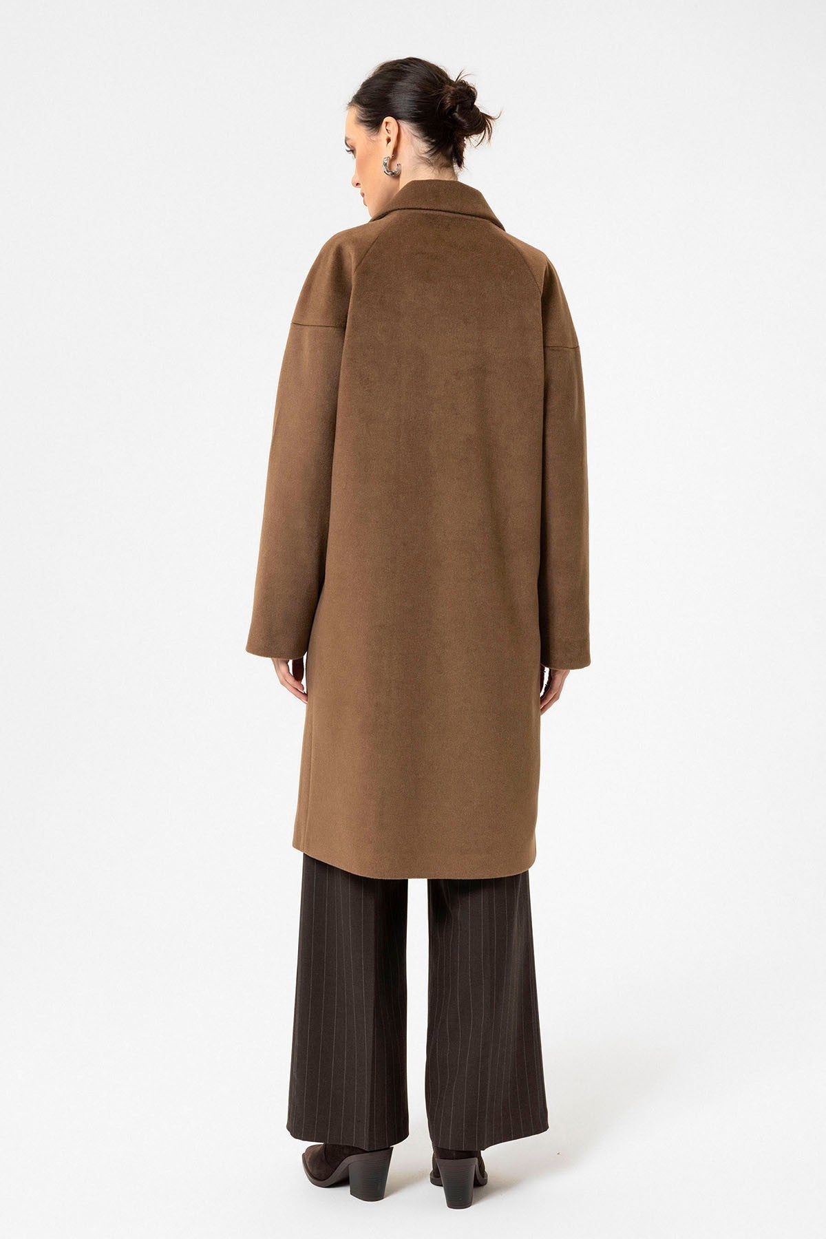Antioch Women's Wool-Blend Textured Coat