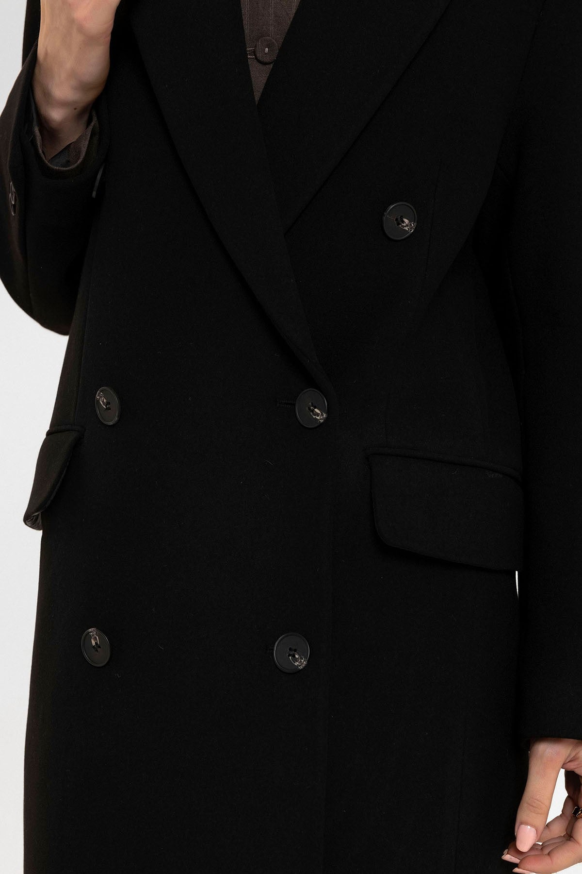 Antioch Women's Double-Breasted Long Coat