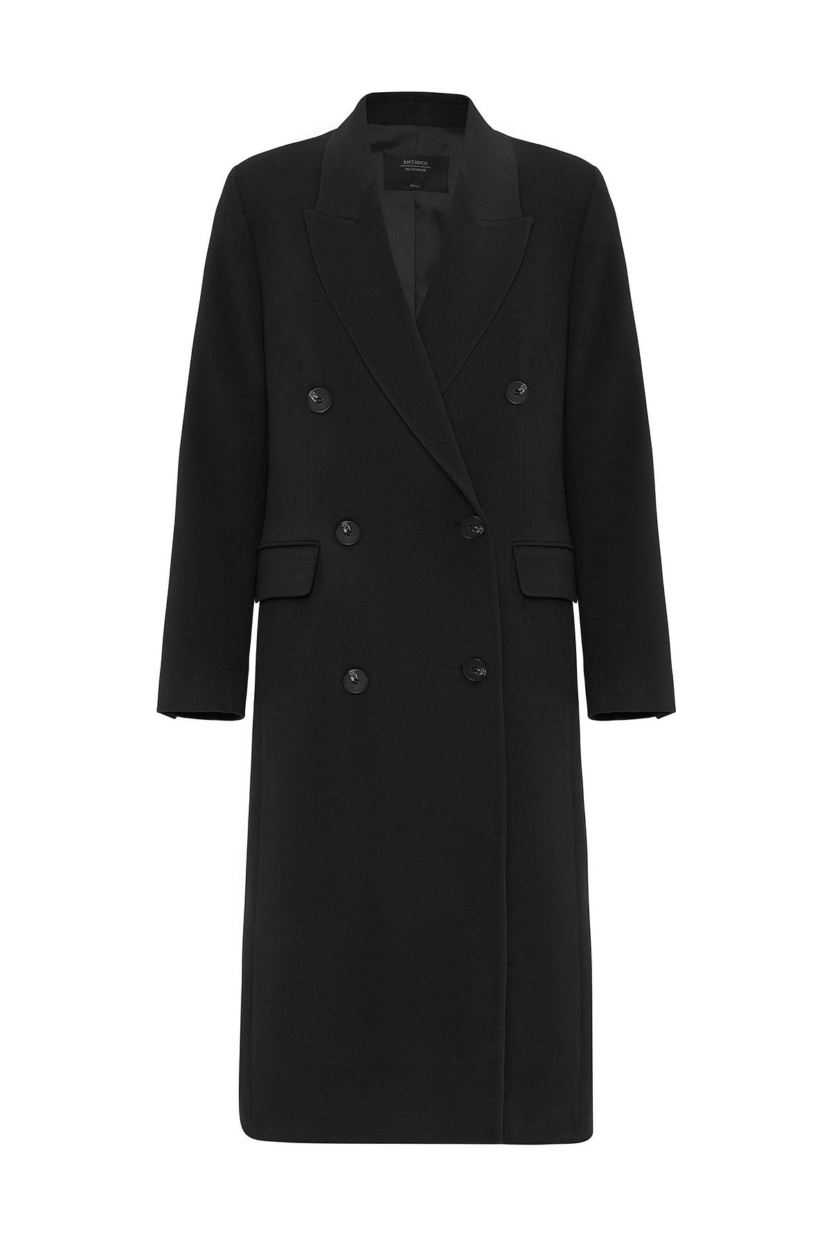 Antioch Women's Double-Breasted Long Coat