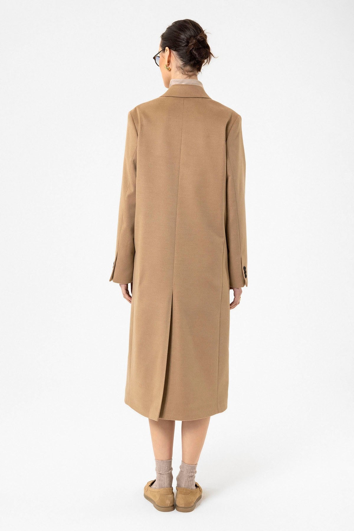 Antioch Women's Double-Breasted Long Coat