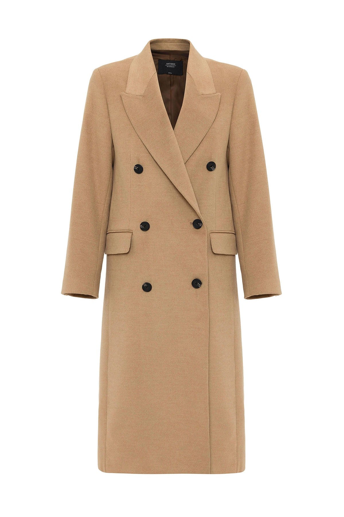Antioch Women's Double-Breasted Long Coat
