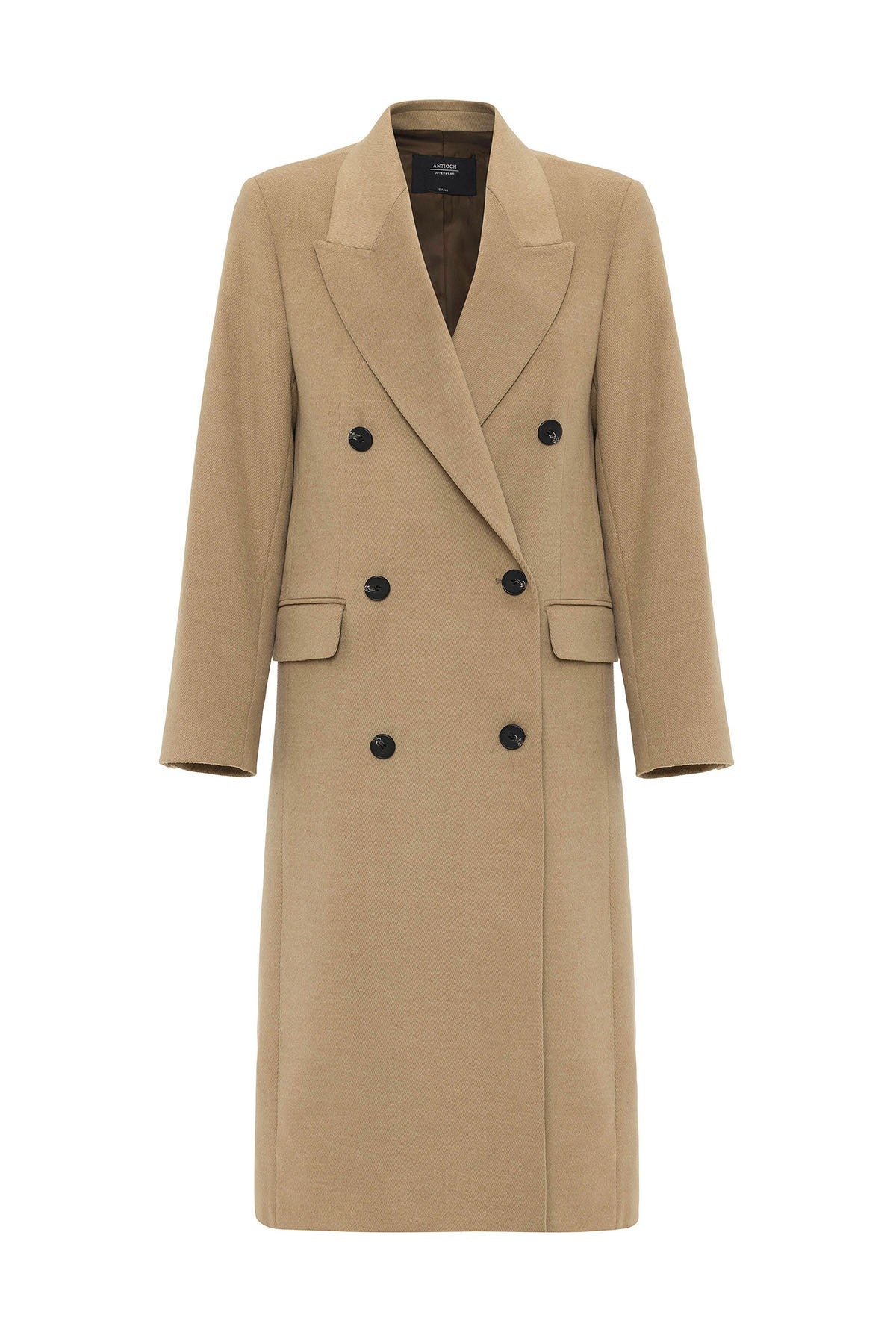 Antioch Women's Double-Breasted Long Coat