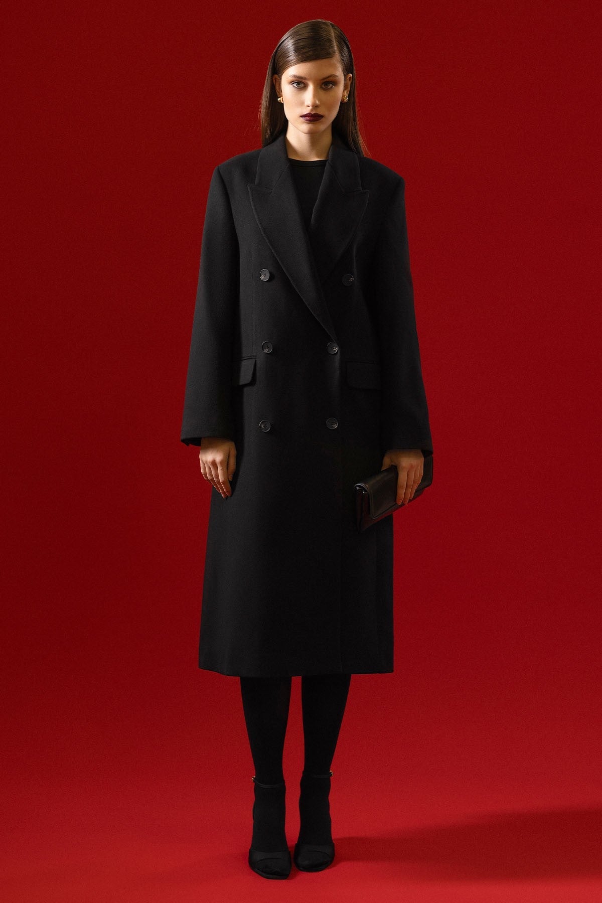 Antioch Women's Double-Breasted Long Coat
