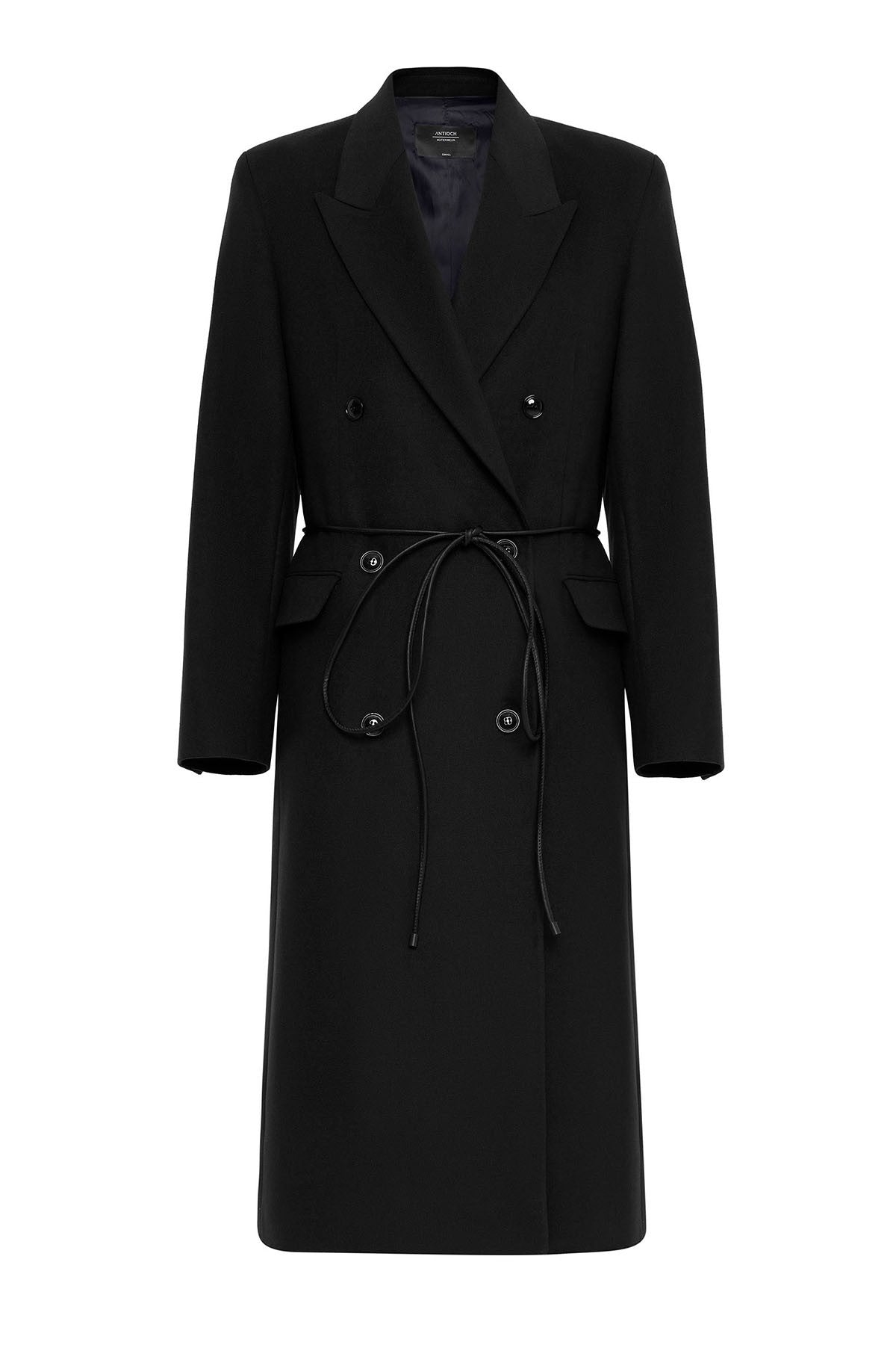 Antioch Women's Belted Double-Breasted Coat