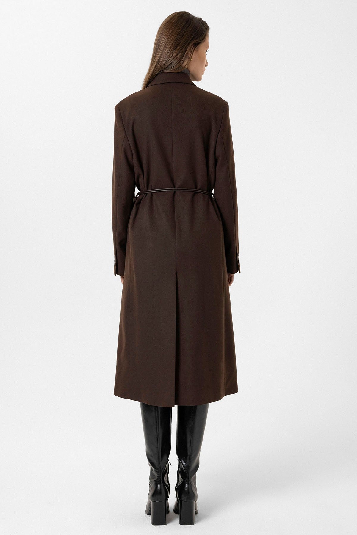 Antioch Women's Belted Double-Breasted Coat