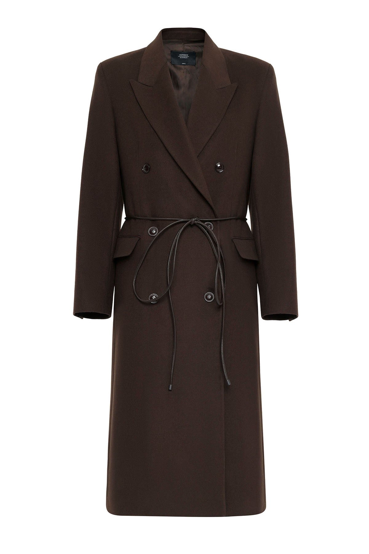 Antioch Women's Belted Double-Breasted Coat