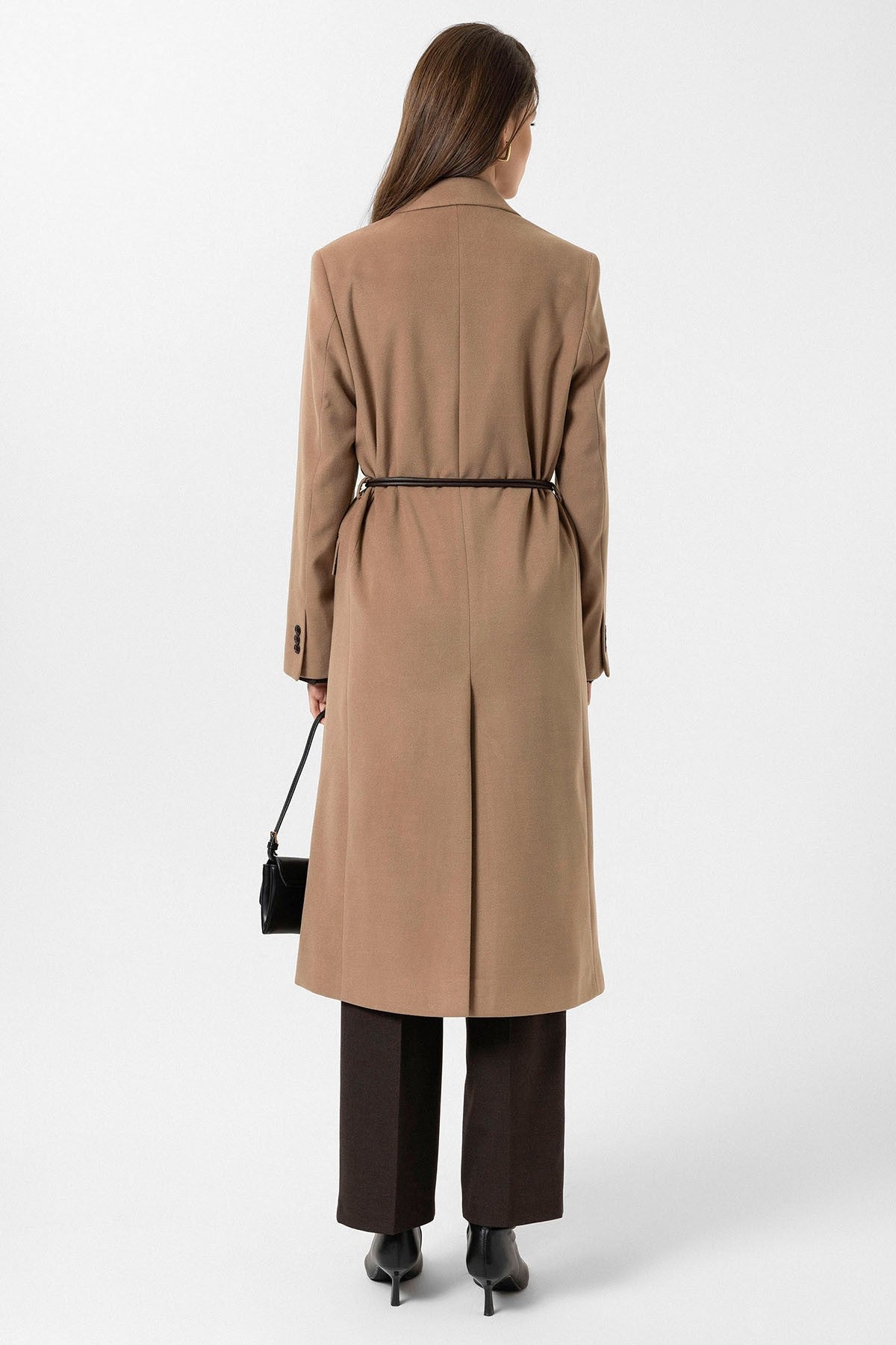 Antioch Women's Belted Double-Breasted Coat