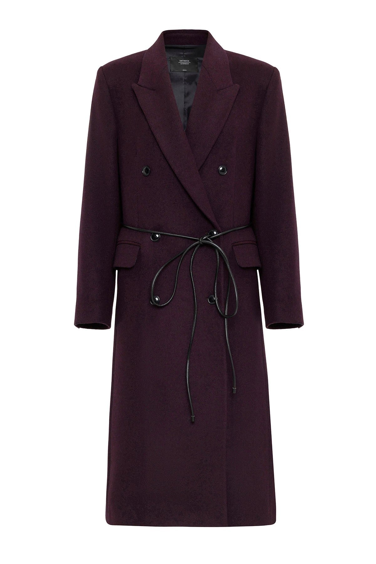 Antioch Women's Belted Double-Breasted Coat