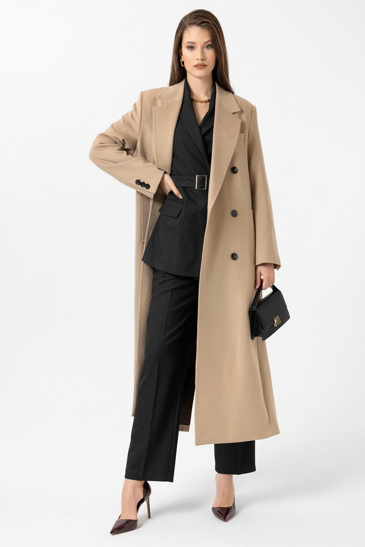 Antioch Women's Belted Wrap Coat