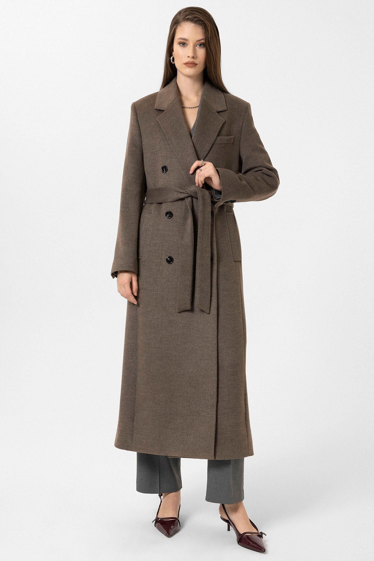 Antioch Women's Belted Wrap Coat