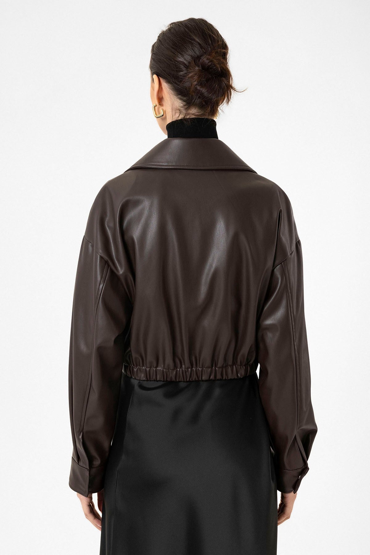 Antioch Crop Faux Leather Women's Jacket