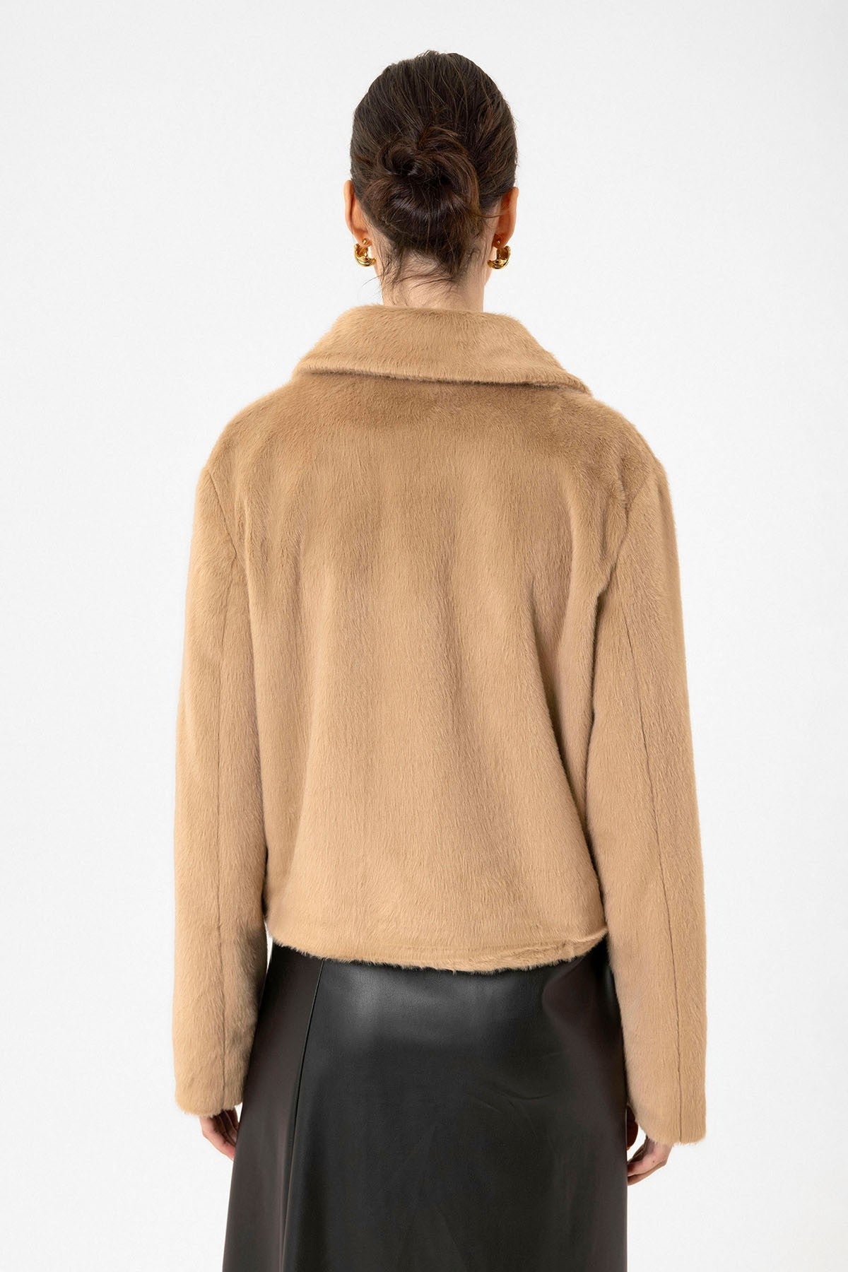 Antioch Women's Faux Fur Crop Jacket