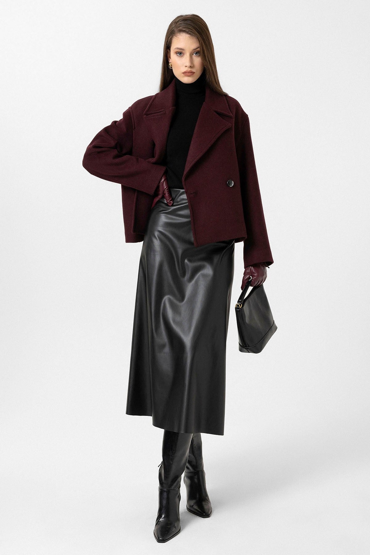 Antioch Women's Wool-Blend Double-Breasted Coat