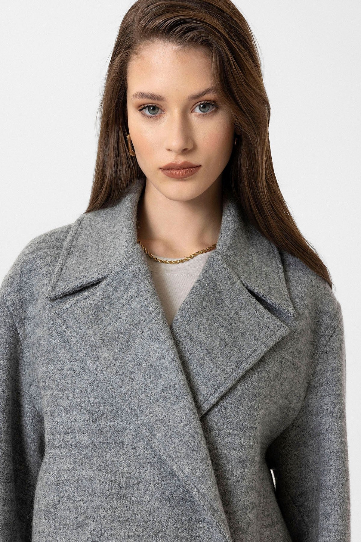 Antioch Women's Wool-Blend Double-Breasted Coat