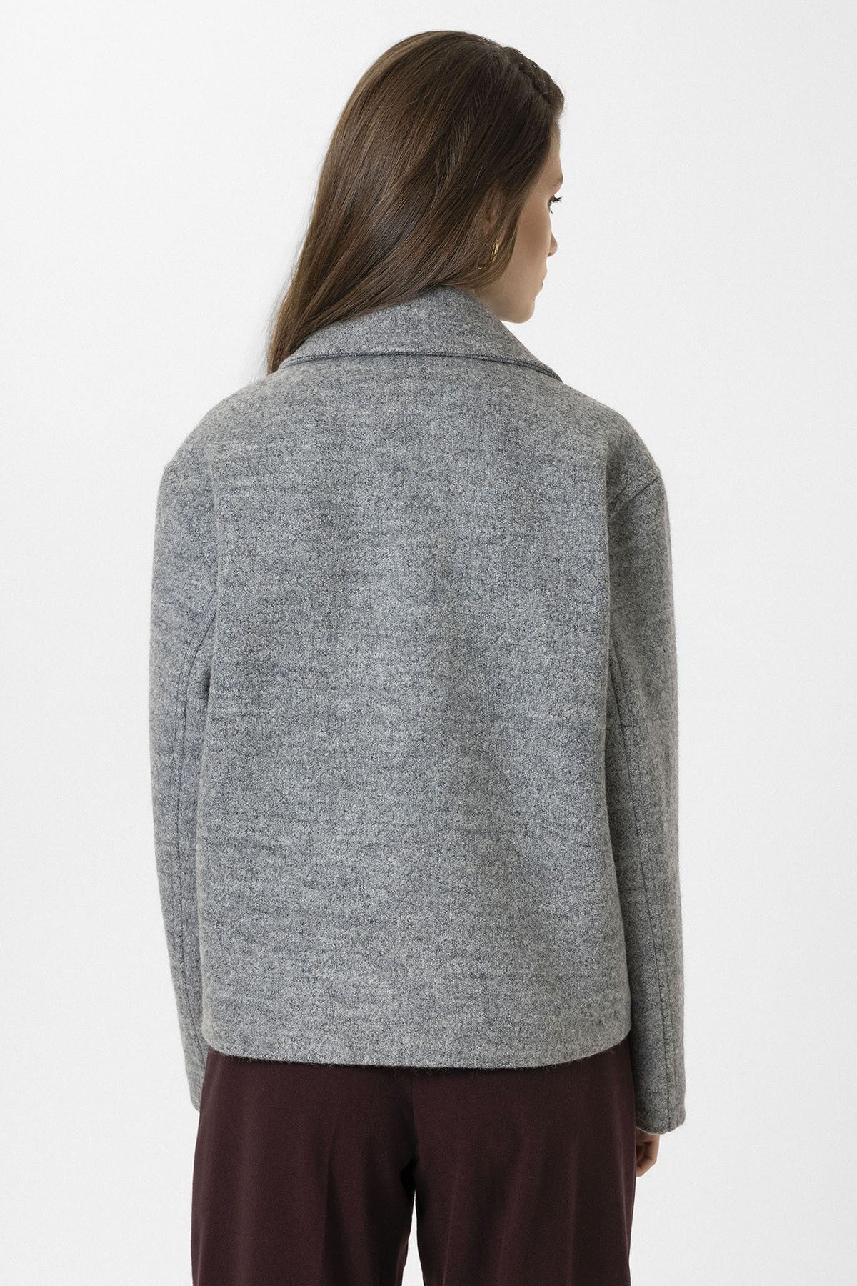 Antioch Women's Wool-Blend Double-Breasted Coat