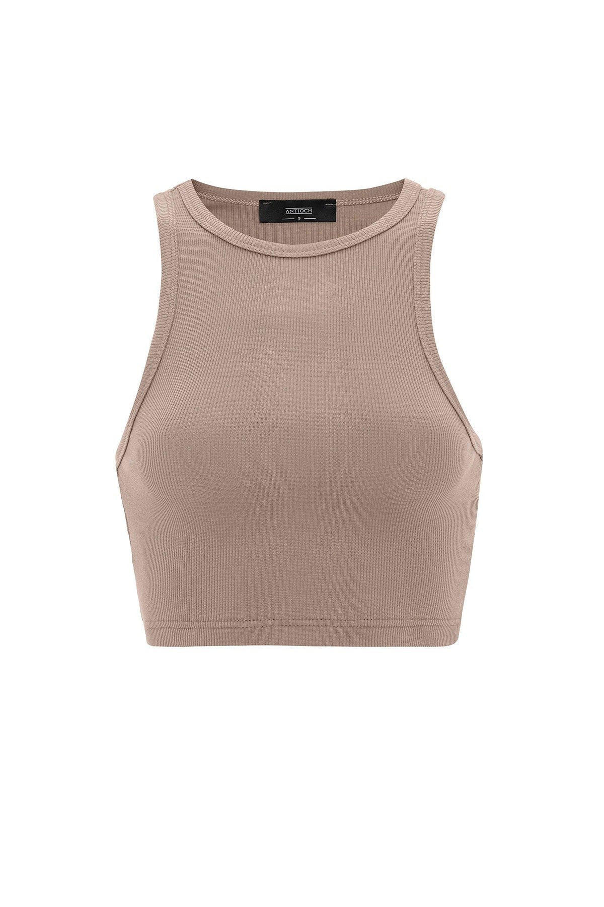 Antioch Women's Ribbed Crop Tank Top