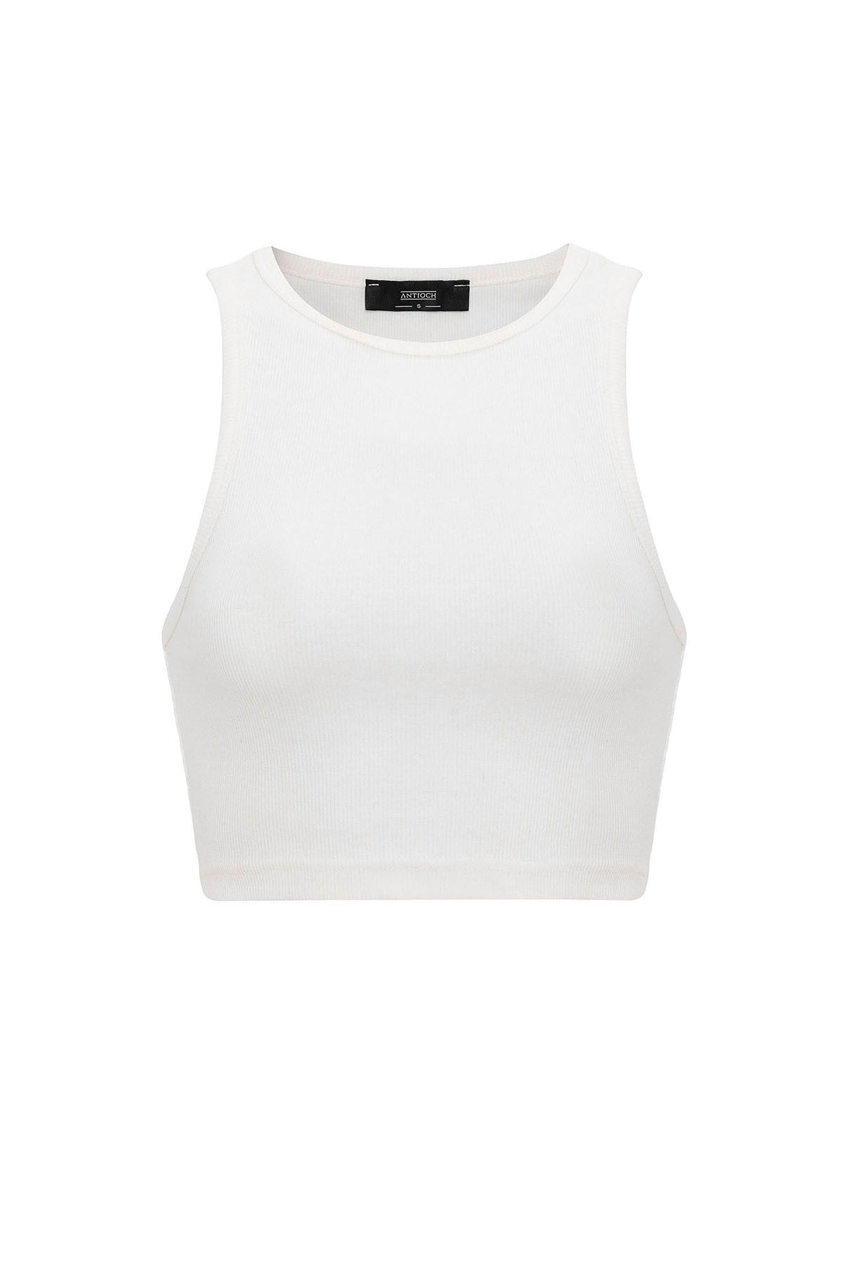 Antioch Women's Ribbed Crop Tank Top