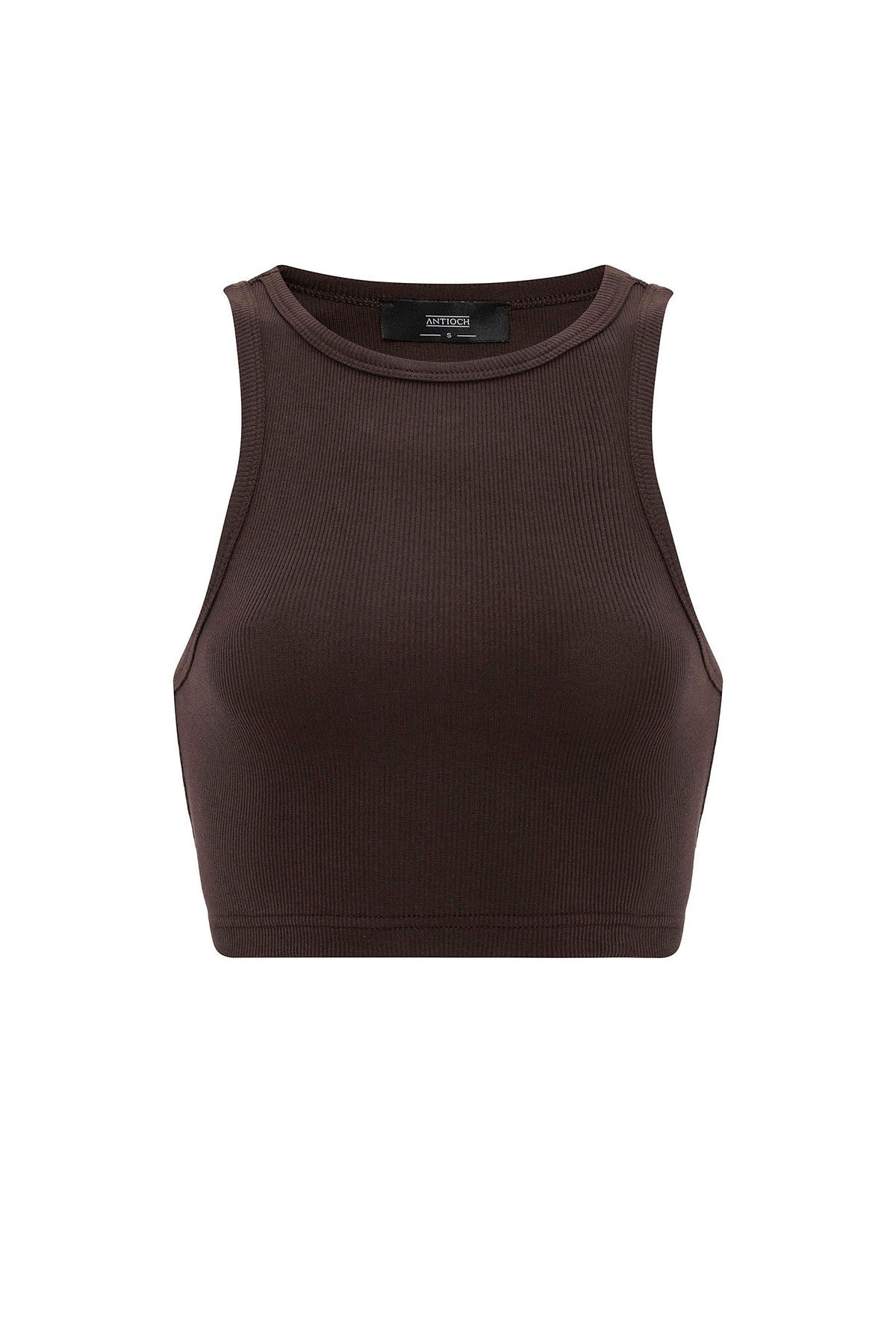 Antioch Women's Ribbed Crop Tank Top