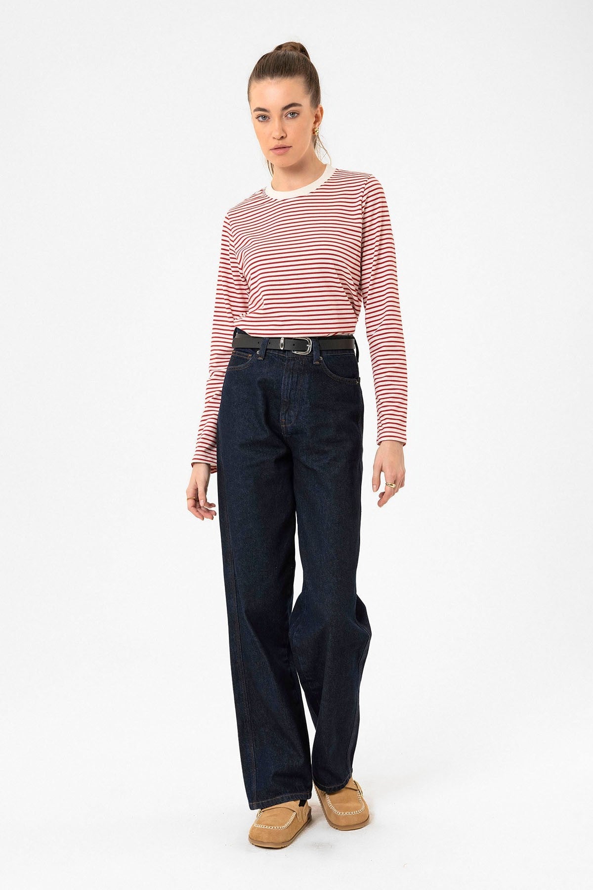 Antioch Women's Striped Seasonal Sweater