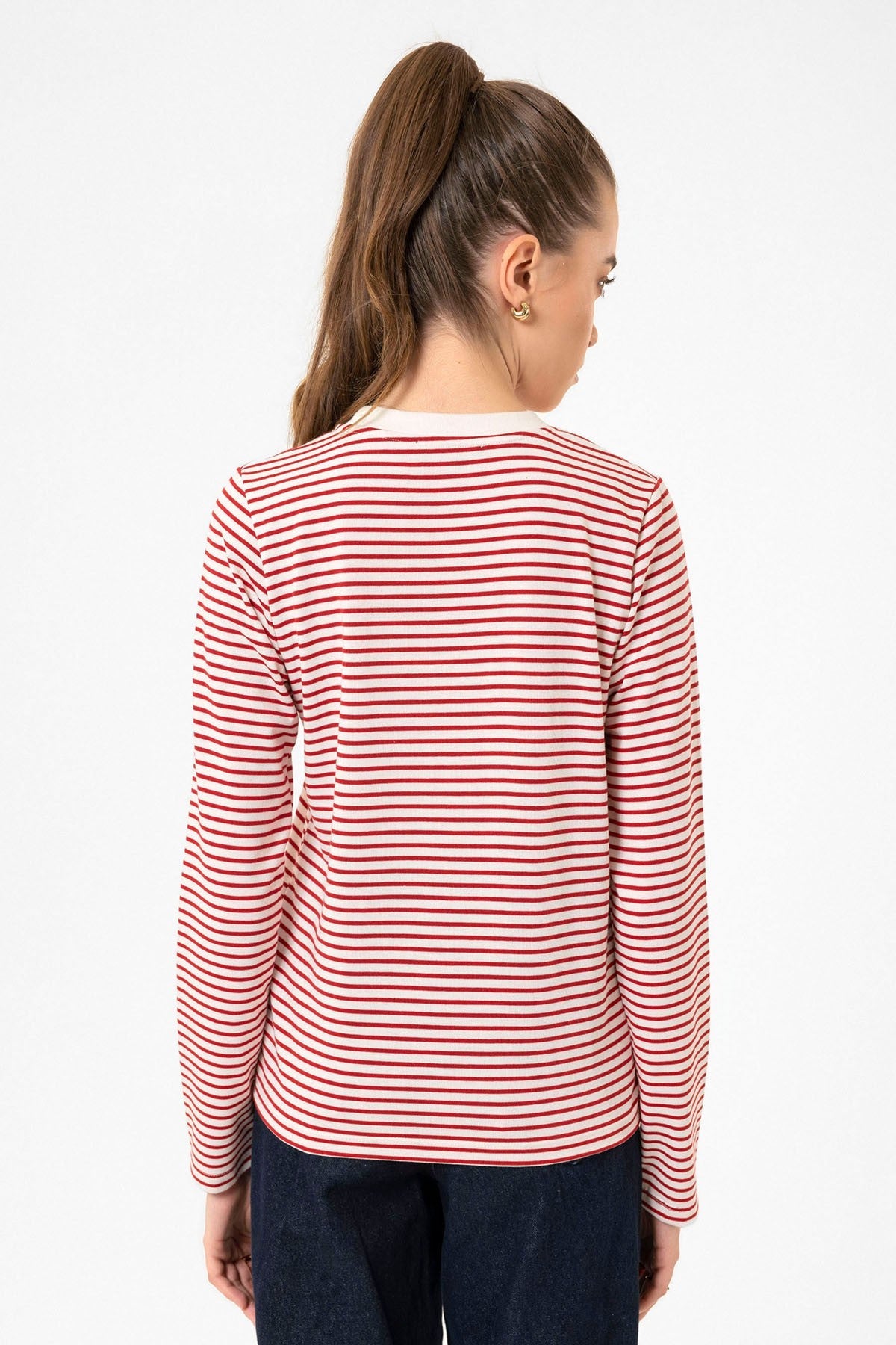 Antioch Women's Striped Seasonal Sweater