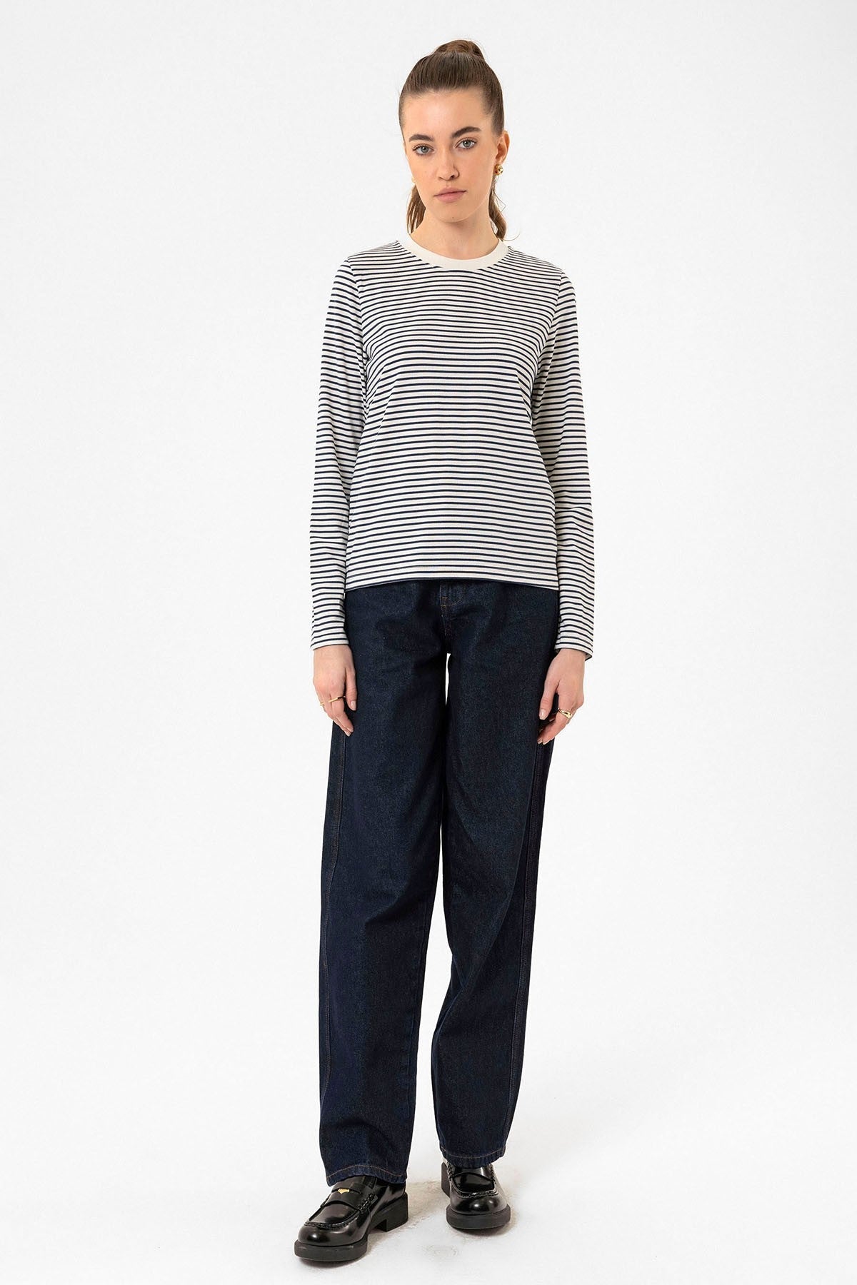 Antioch Women's Striped Seasonal Sweater