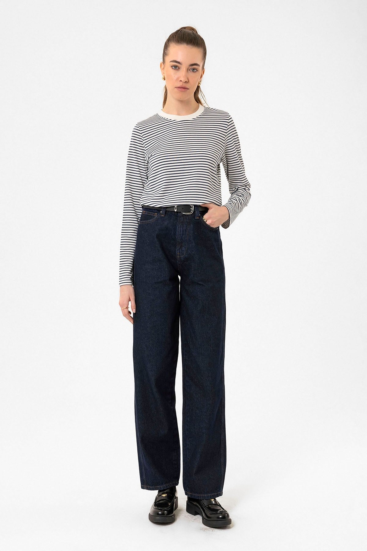 Antioch Women's Striped Seasonal Sweater