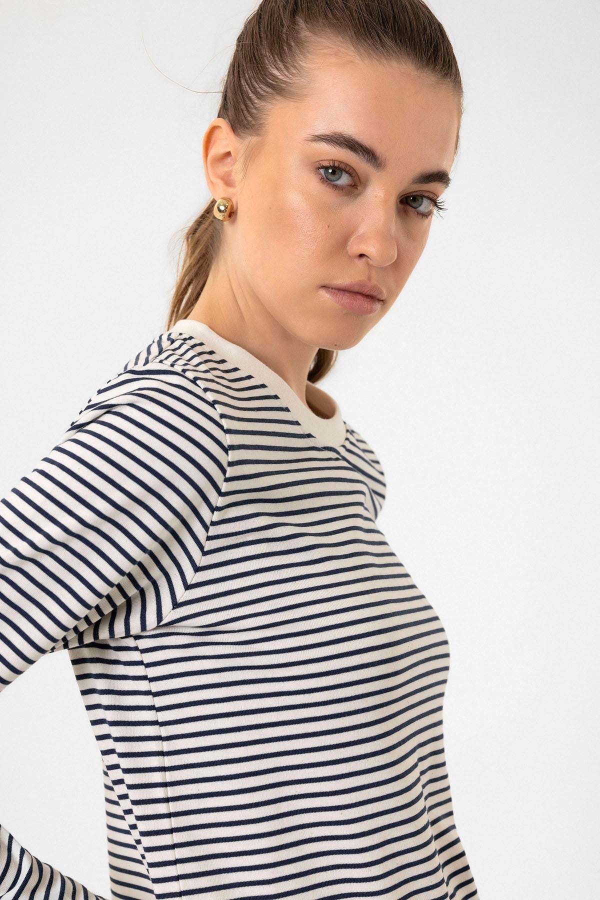 Antioch Women's Striped Seasonal Sweater