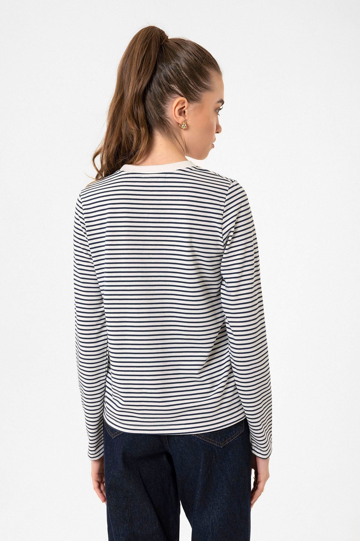 Antioch Women's Striped Seasonal Sweater