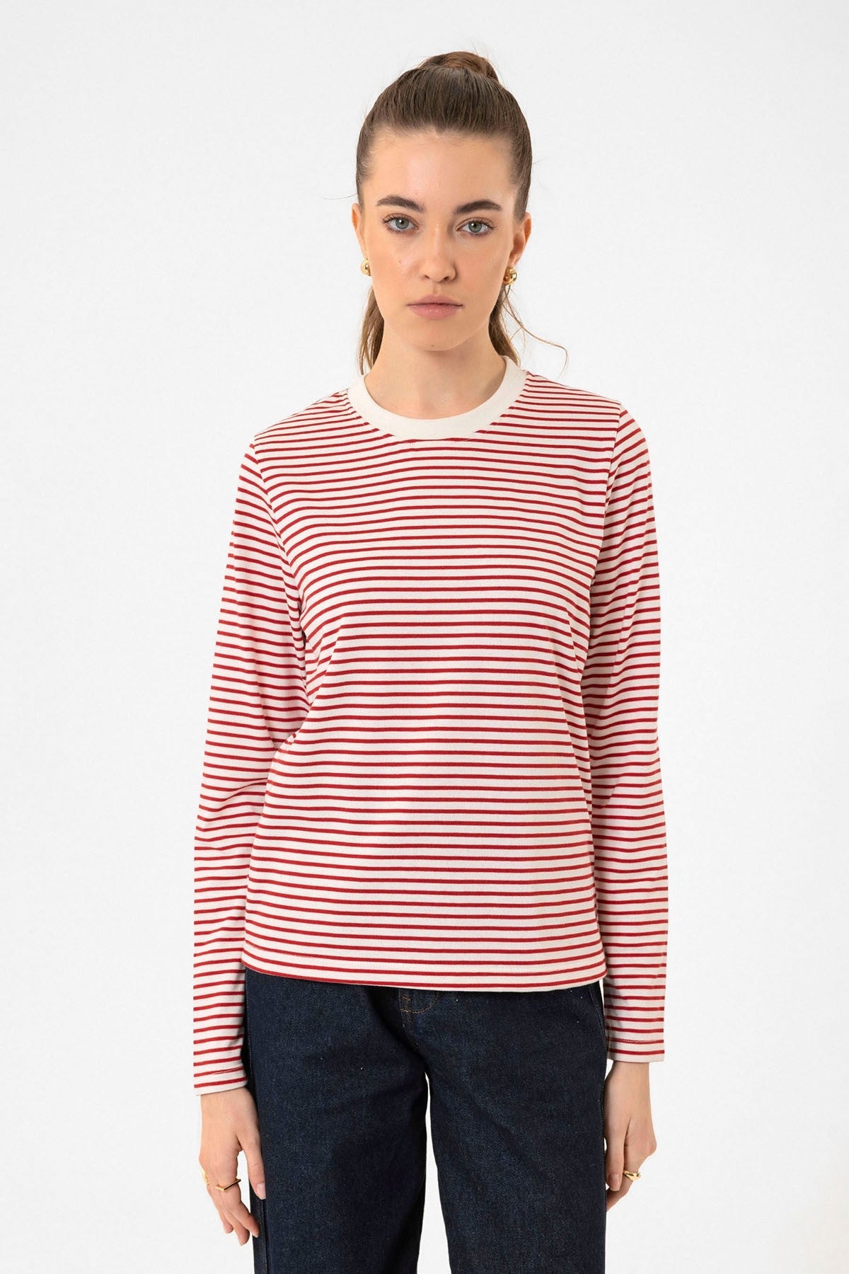 Antioch Women's Striped Seasonal Sweater