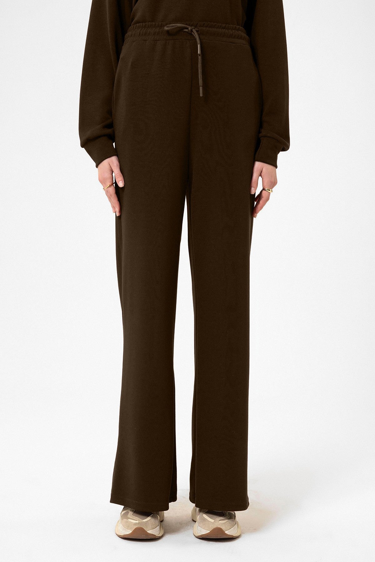 Women's Flared-Leg Sweatsuit Set