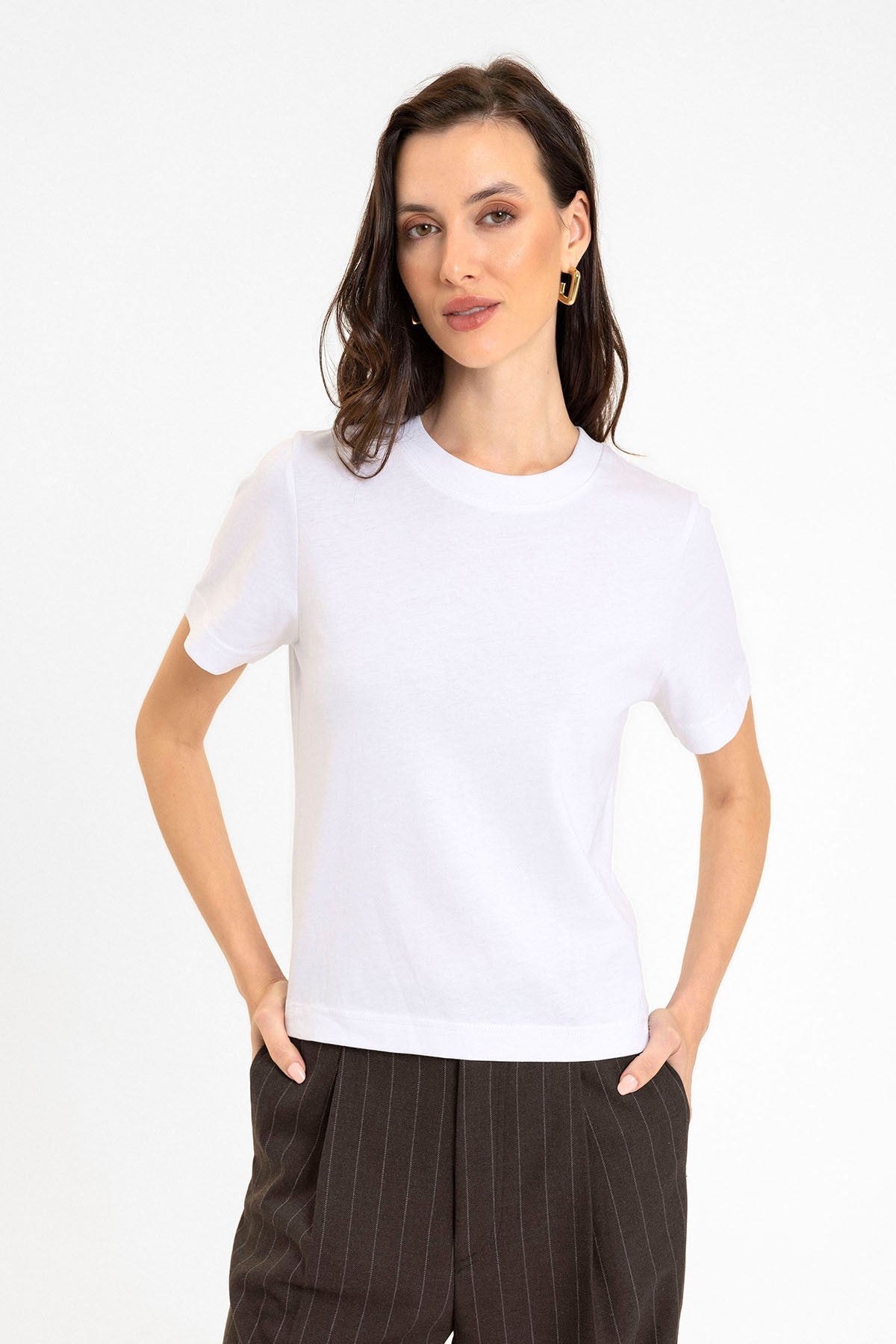 Antioch Women's Crew Neck Basic T-Shirt