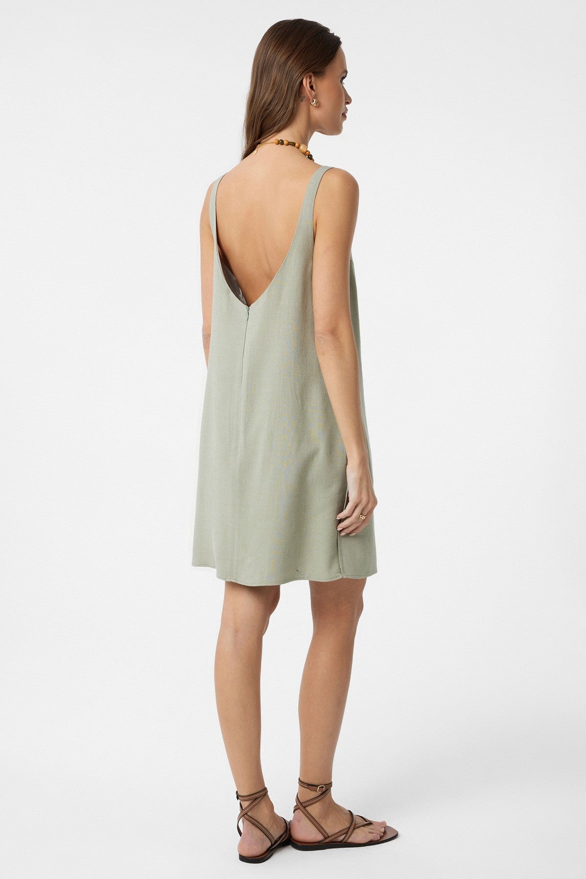 Antioch Linen-Blend Women's Mini Dress