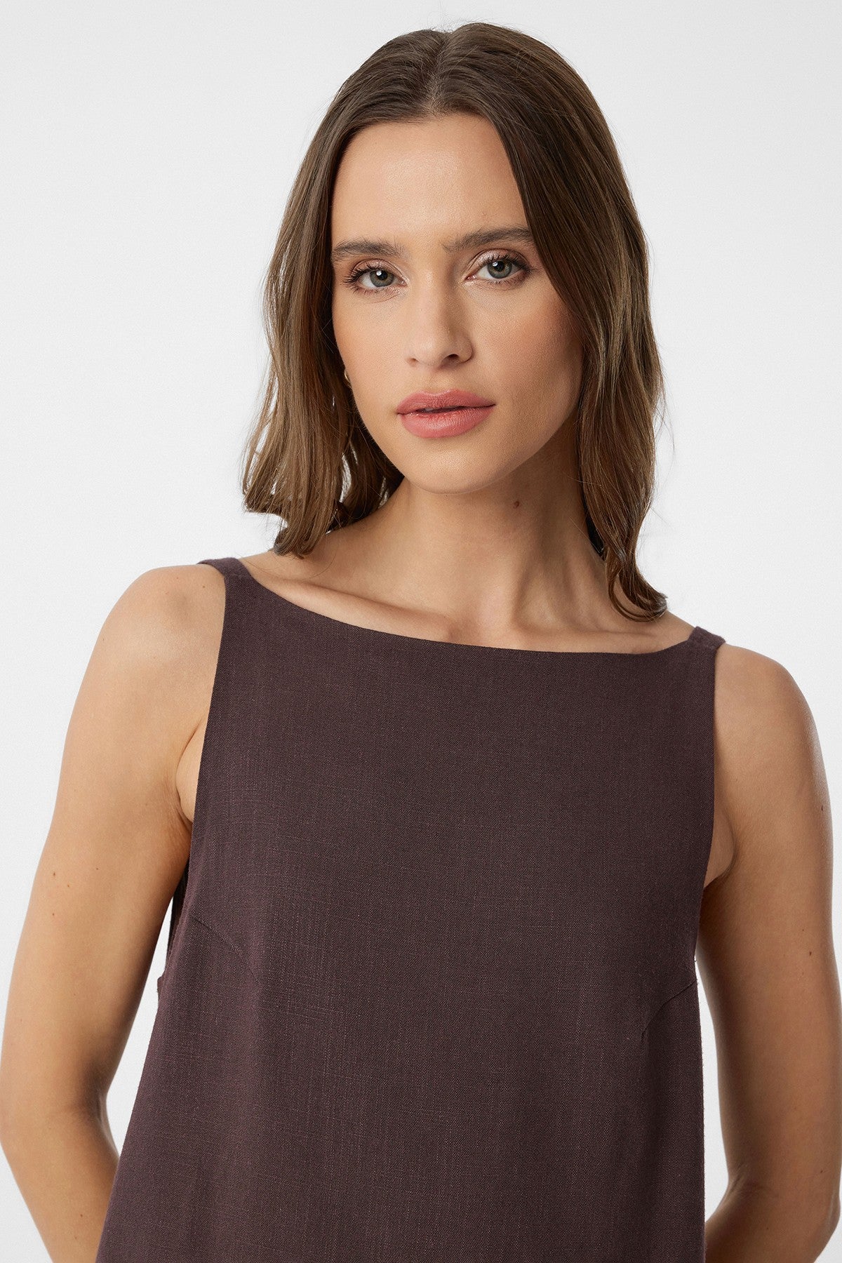 Antioch Linen-Blend Women's Mini Dress