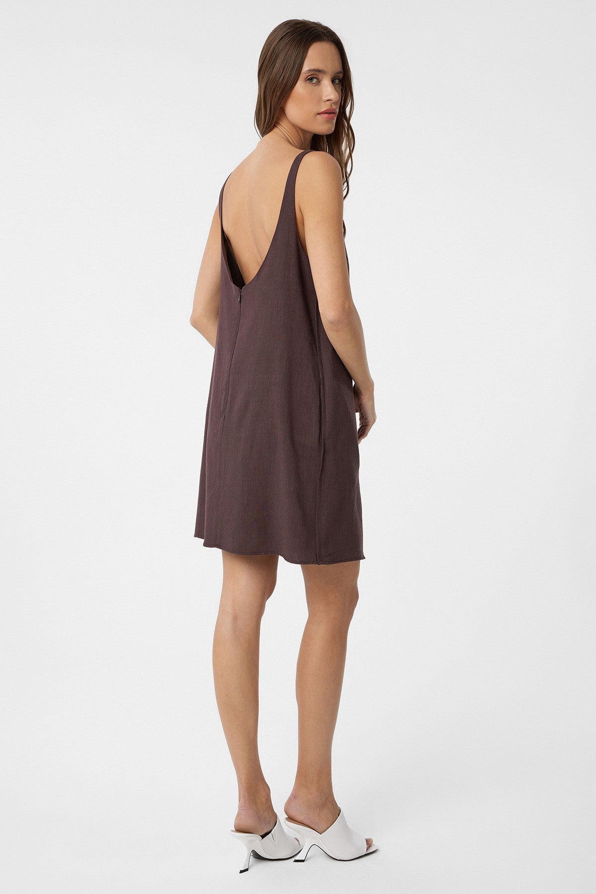 Antioch Linen-Blend Women's Mini Dress