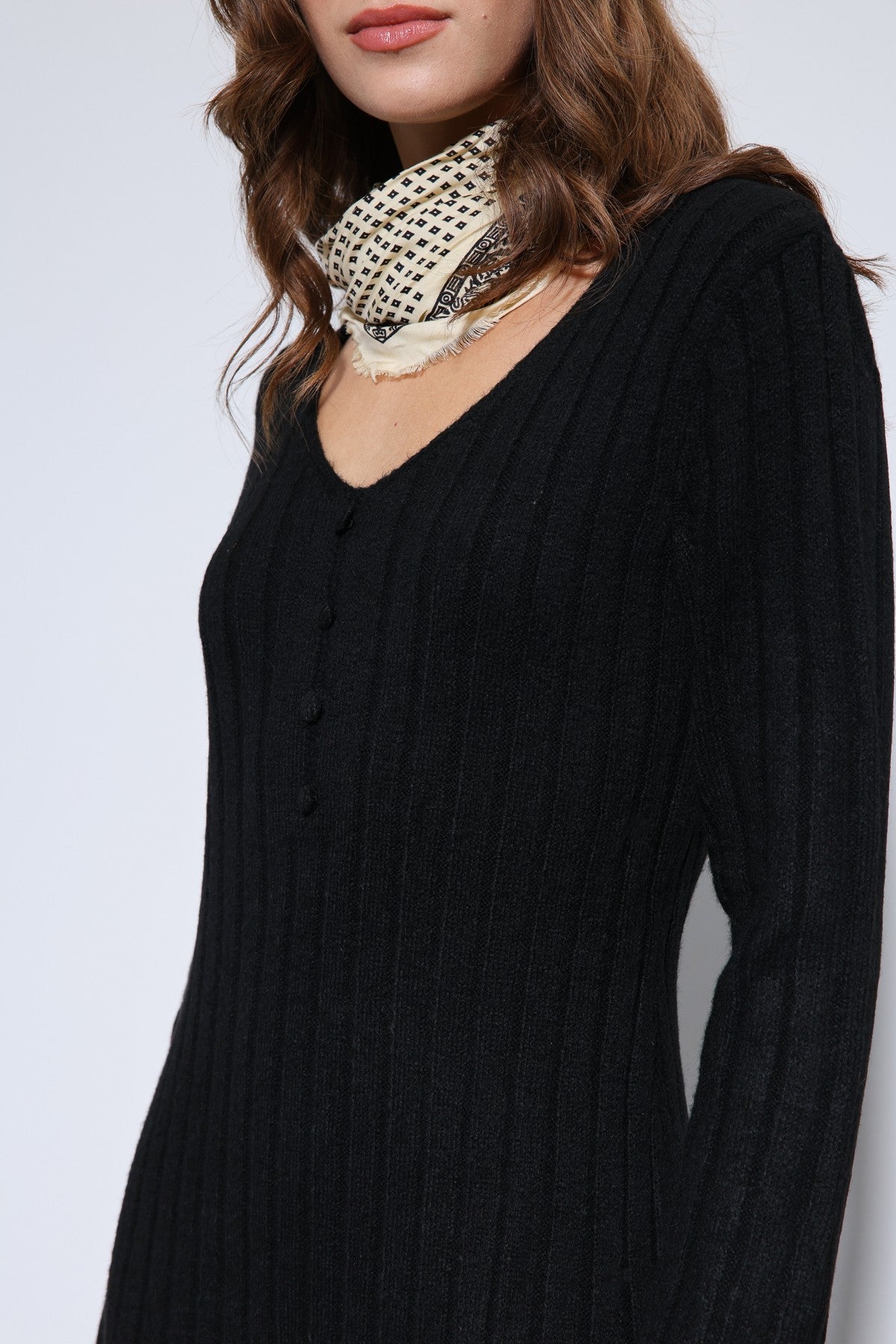Antioch Slit-Detail Knit Dress