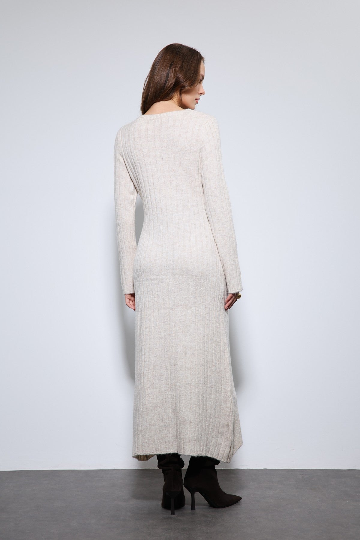 Antioch Slit-Detail Knit Dress