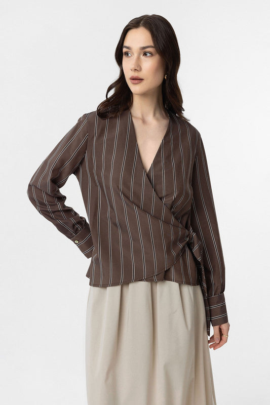 Antioch Draped Kimono Women's Blouse