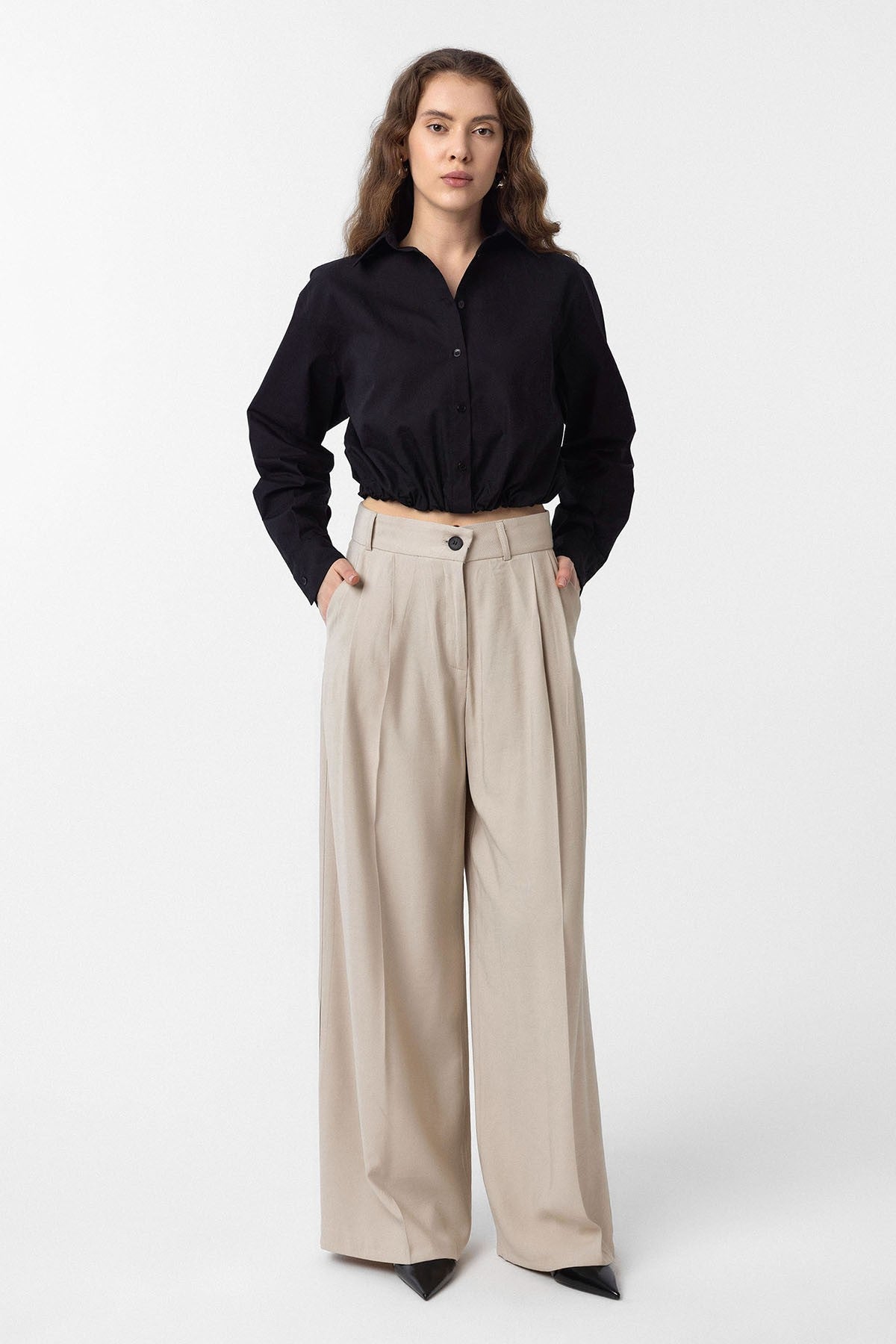Antioch Crop Poplin Women's Shirt