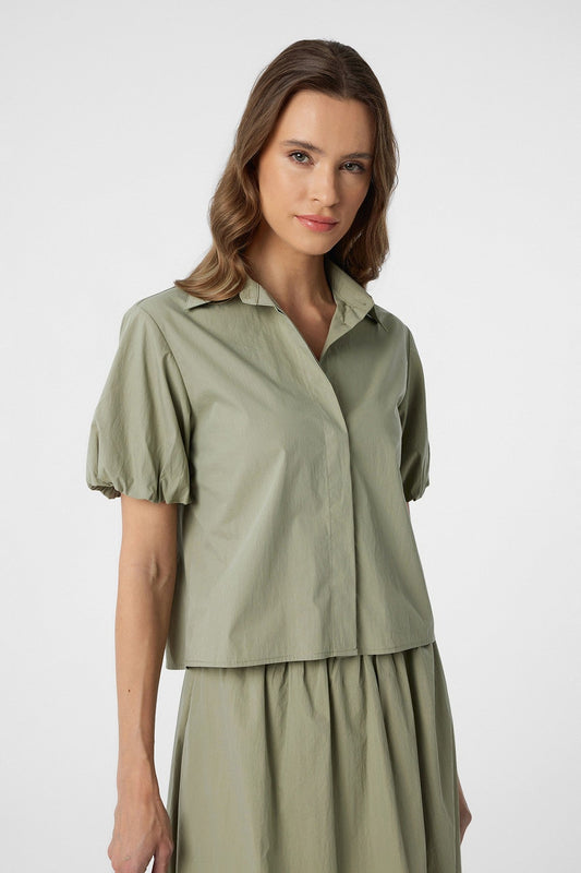 Antioch Women's Puff-Sleeve Shirt