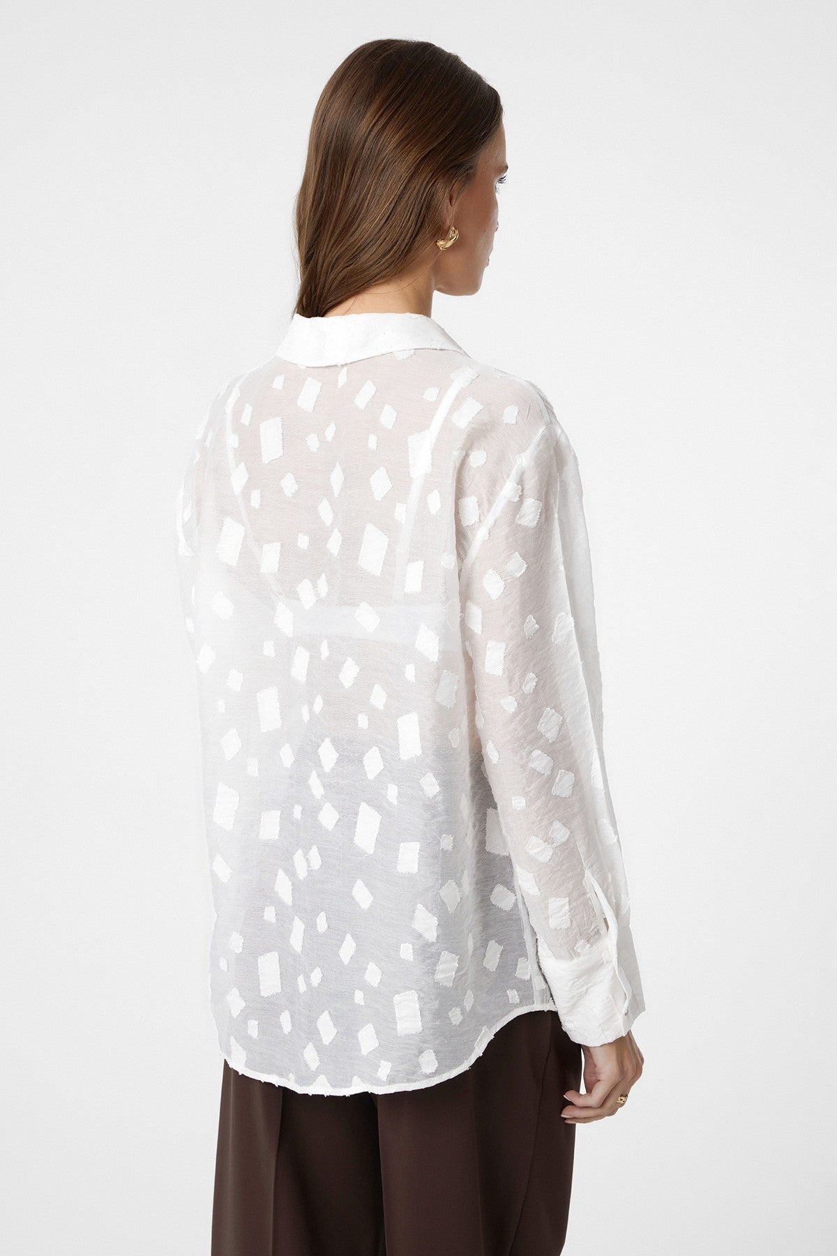 Transparent Shirt with Antioch Pattern