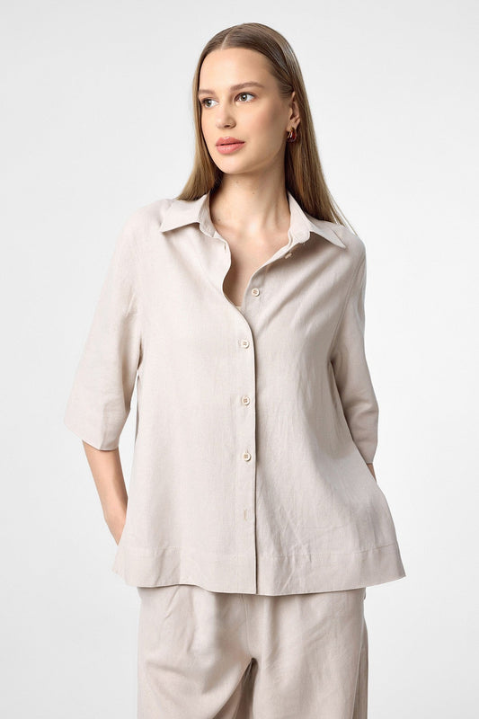 Antioch Women's Linen-Blend Shirt