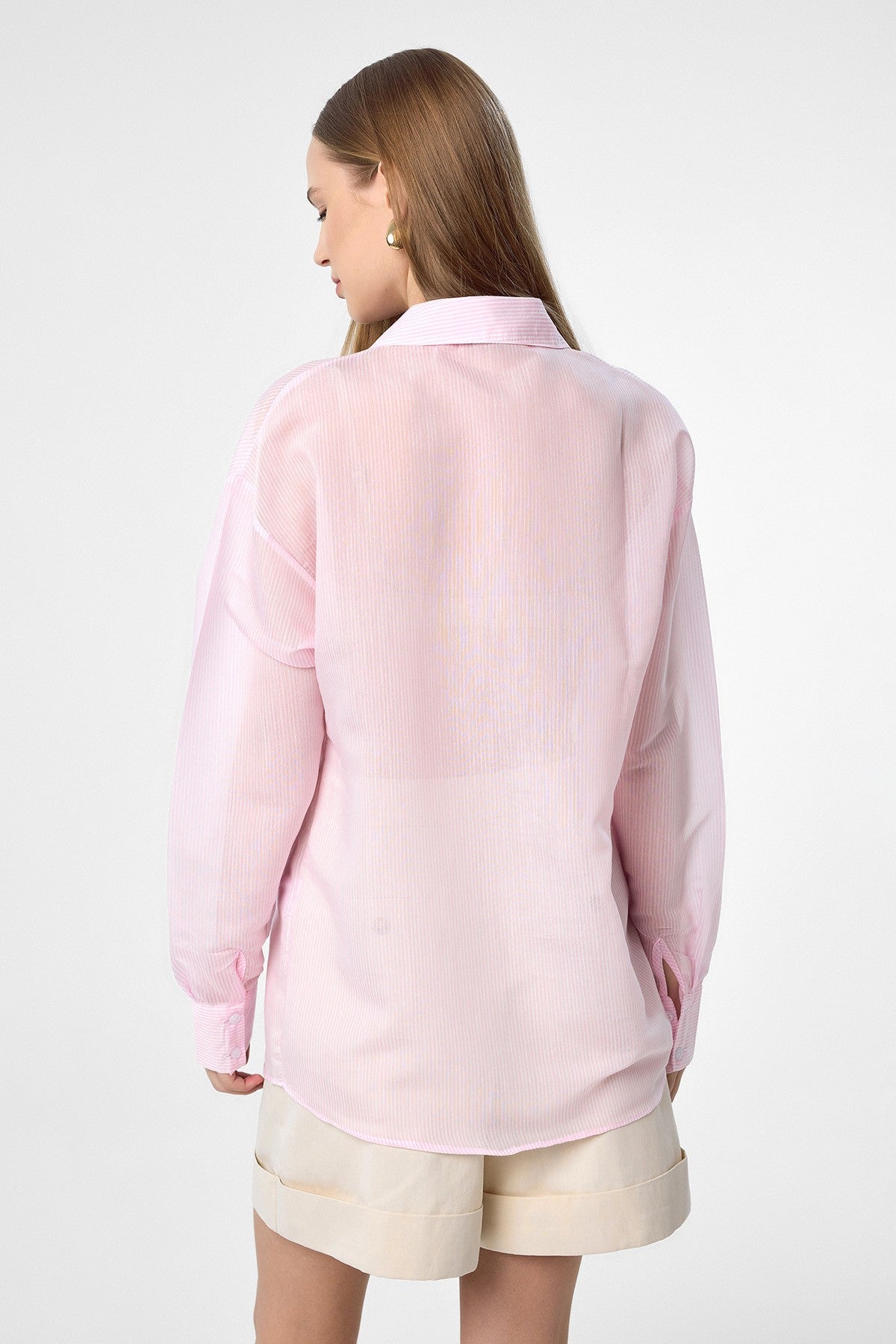 Antioch Relax Fit Striped Long-Sleeve Women's Shirt