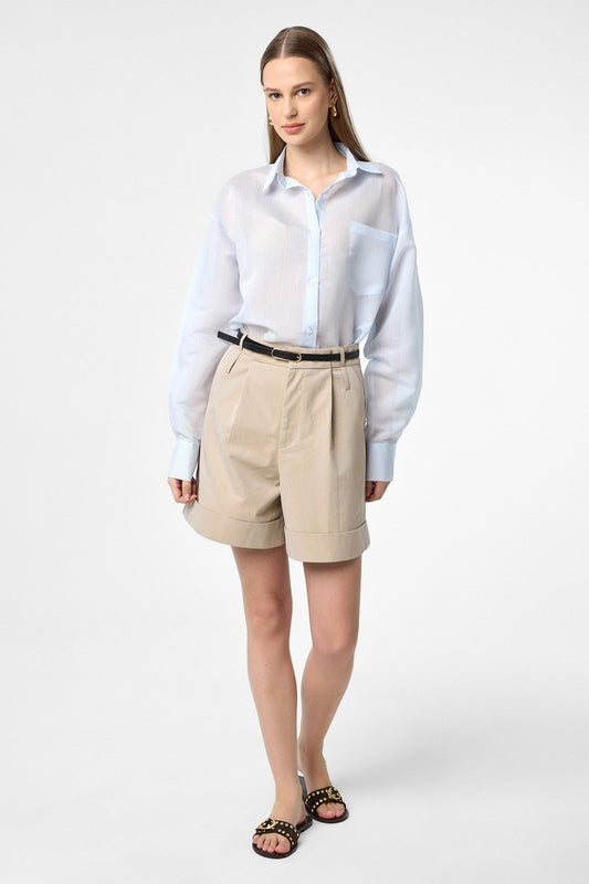 Antioch Relax Fit Striped Long-Sleeve Women's Shirt