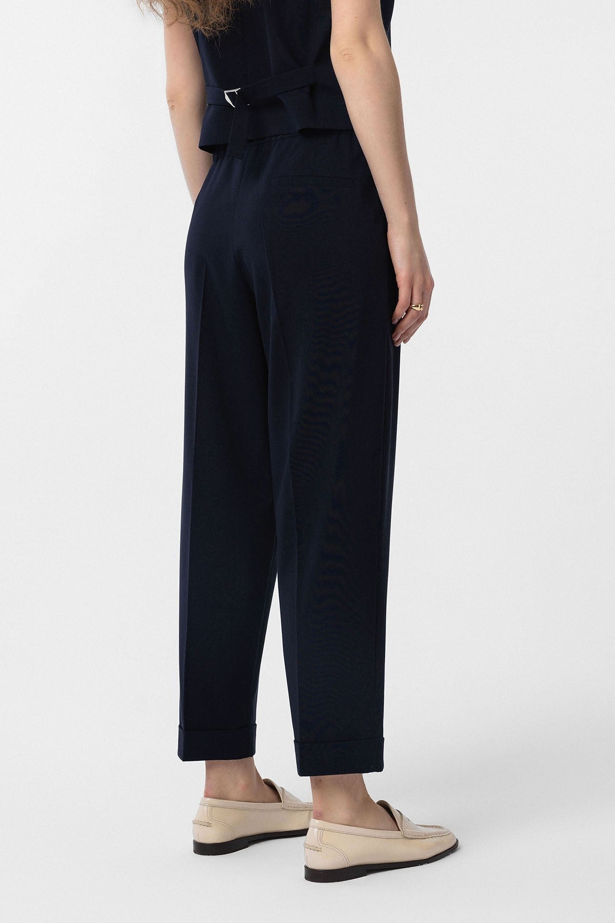 Antioch Women's Double-Cuff Pants with Pleats